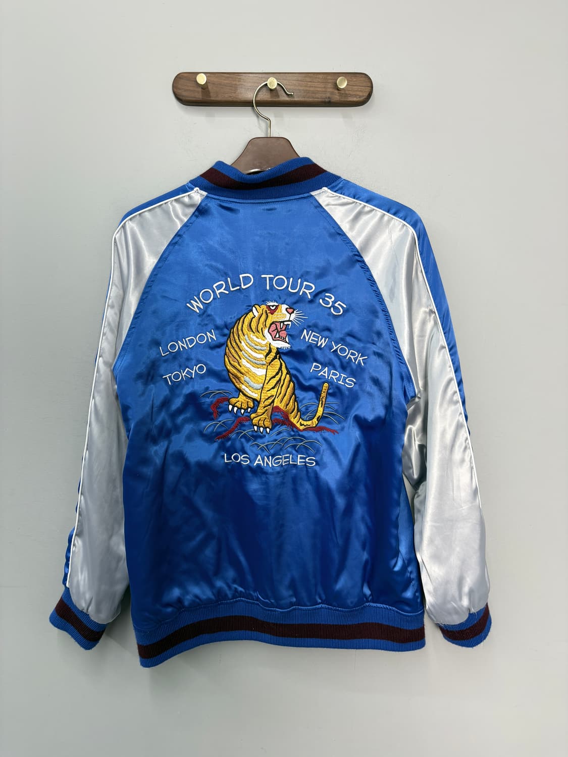 스투시 월드투어 35주년 호랑이 자수 스카쟌 A3594 상품이미지5