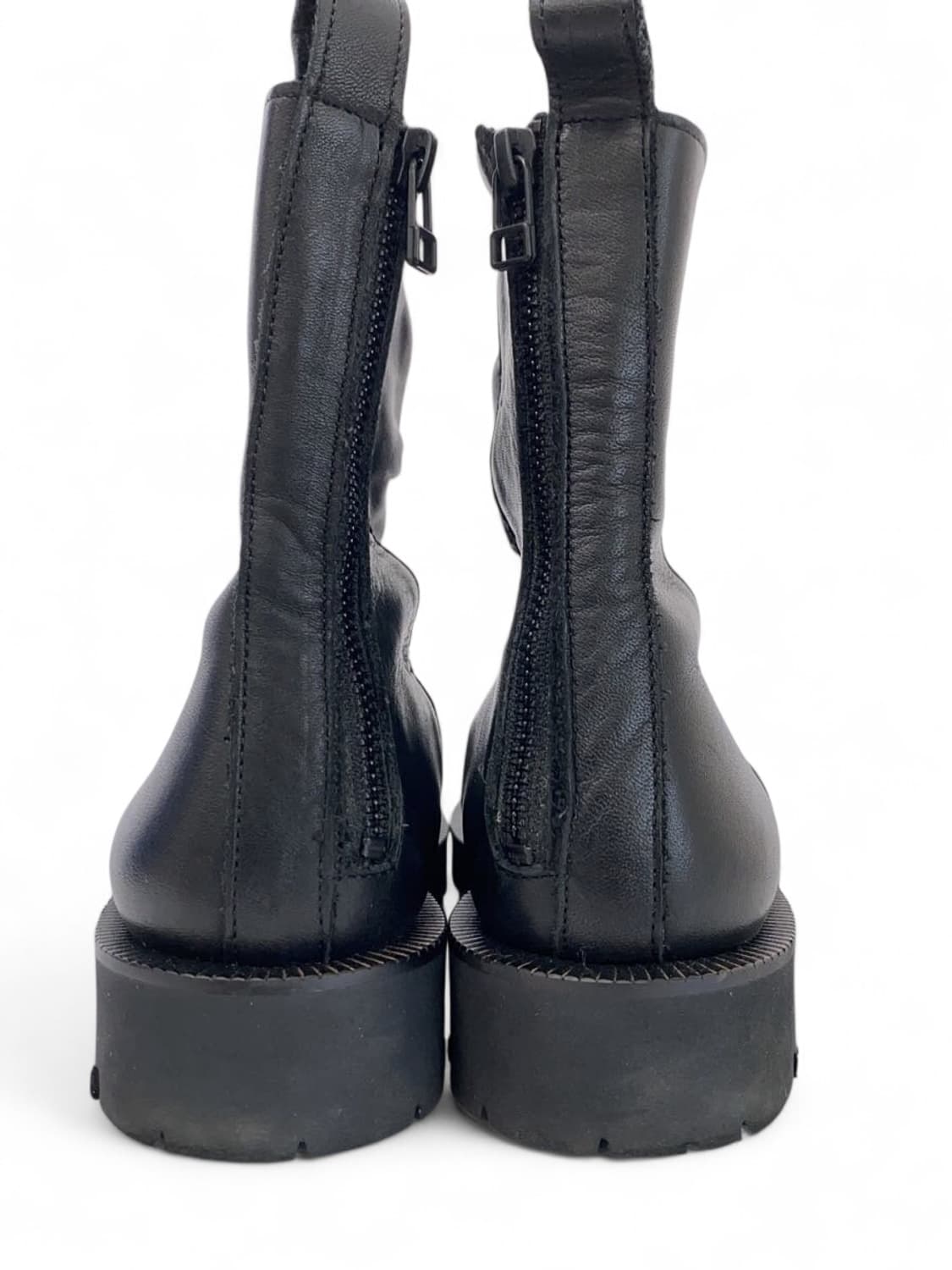 요지 야마모토 가죽 부츠 집업 상품이미지5