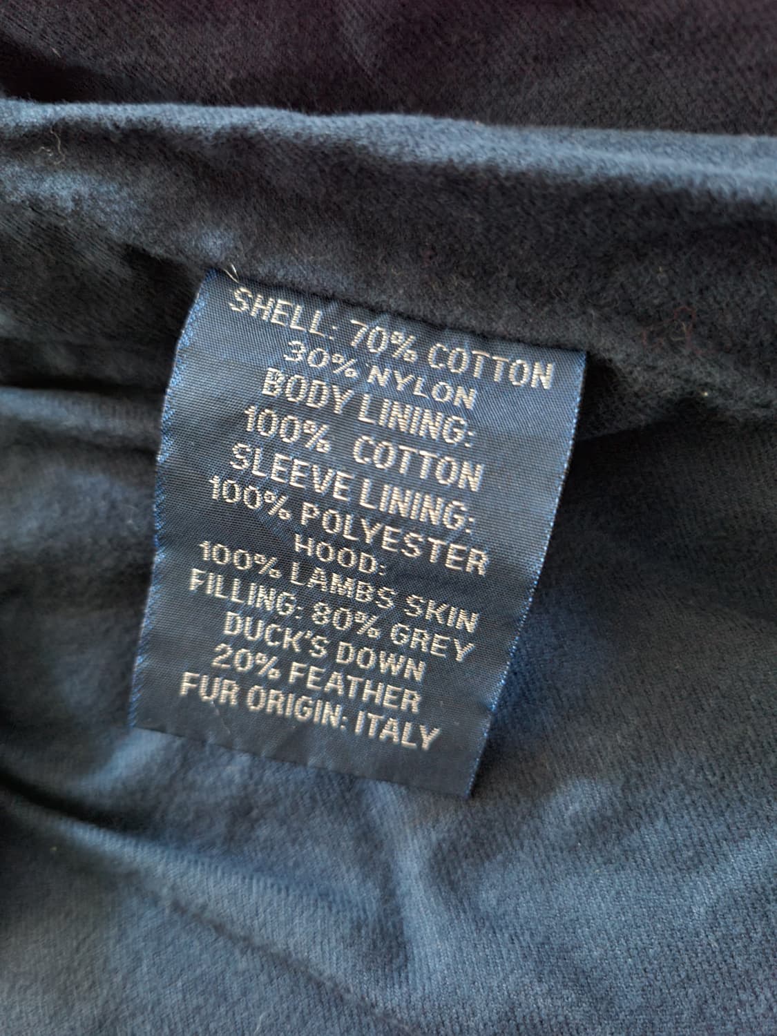 폴로 랄프로렌 Polo 밀리터리 카라코람 헤비덕다운파카 L 105-110 상품이미지9