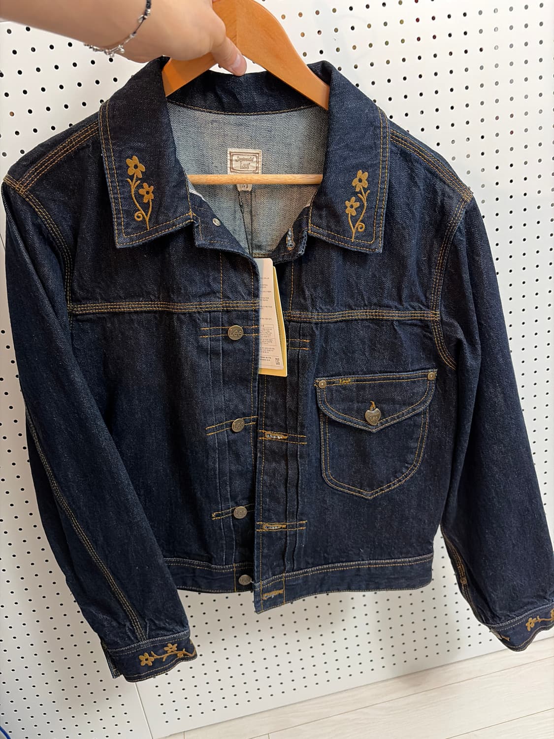 (새상품) M 사이즈 Lee X saytouche 데님자켓 리X세이투셰 상품이미지3