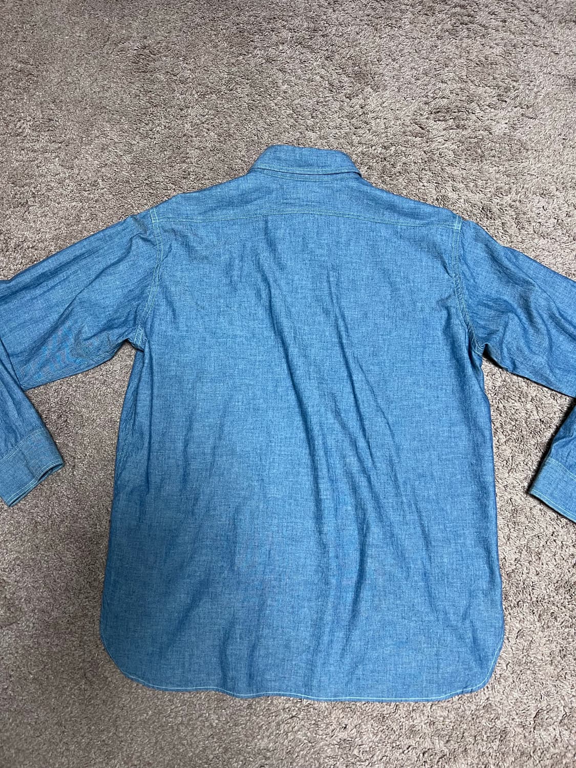 오어슬로우 빈티지핏 샴브레이 셔츠 상품이미지6