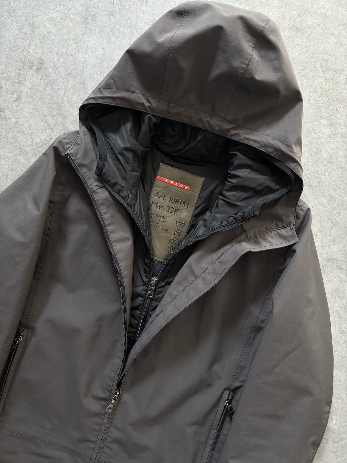 Prada 프라다 고어텍스 쉘 후드 파카 상품이미지3