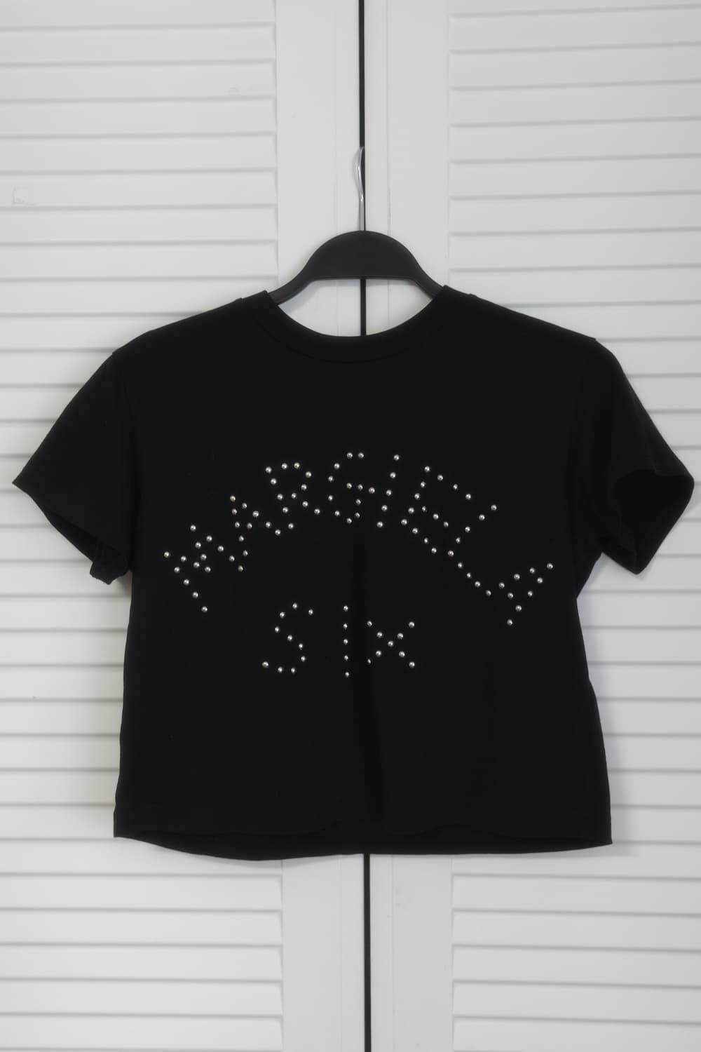 mm6 Maison Margiela stud logo t-shirt 상품이미지1