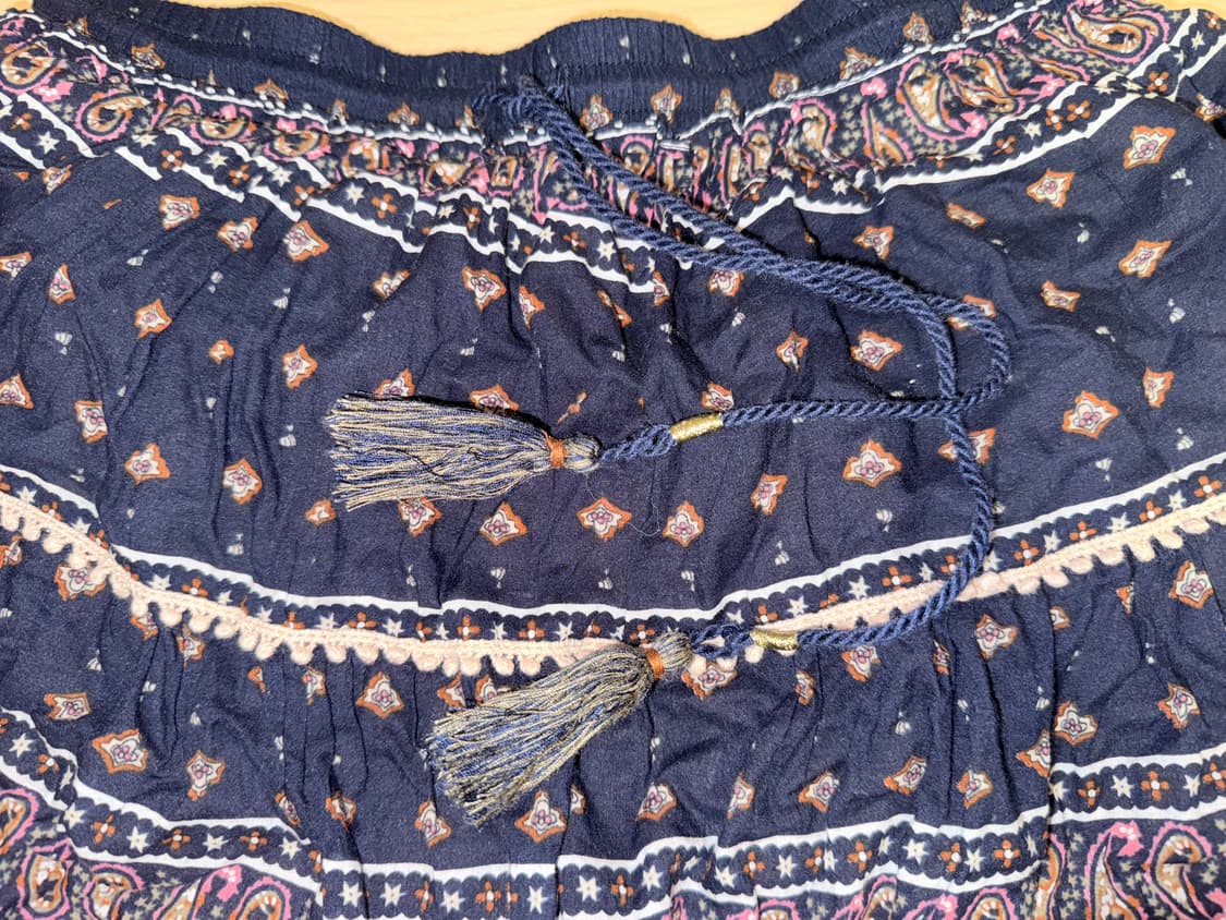 썰스데이아일랜드 노르딕 에스닉 패턴 모리걸 미니 스커트 S 상품이미지4