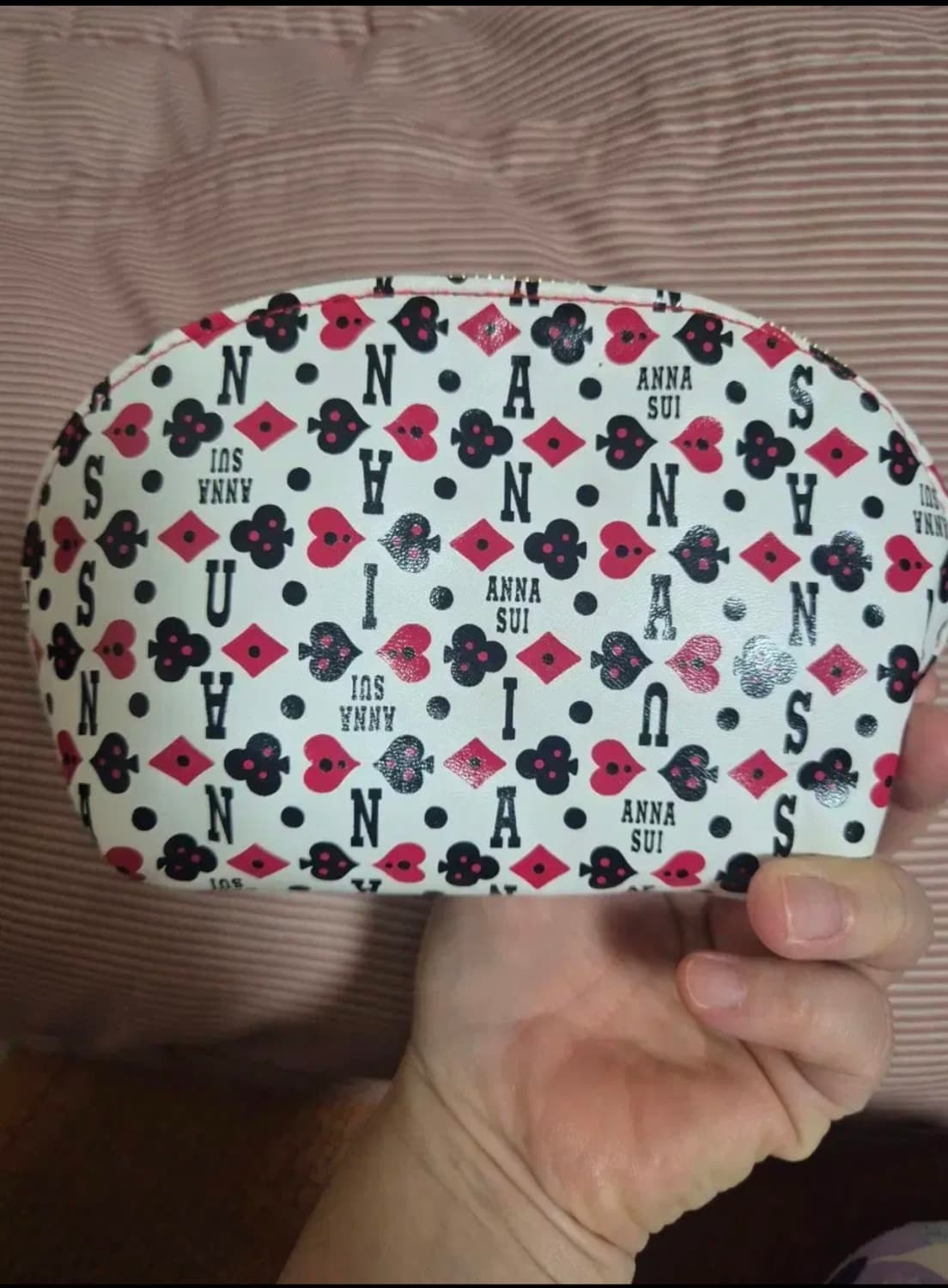 안나수이 리본ㅡ트럼프 파우치 👝 상품이미지8