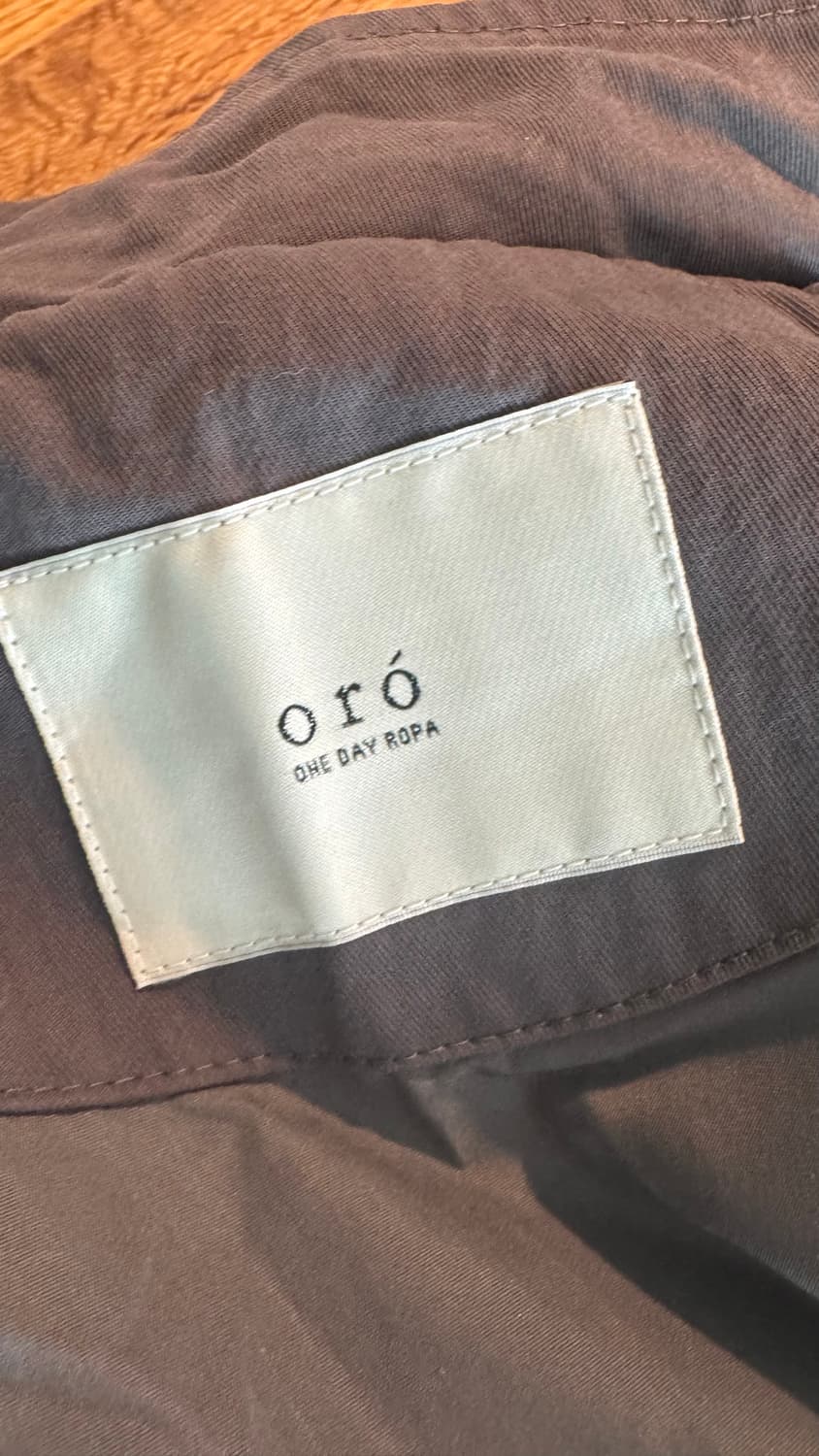 오로 oro 라퍼지포우먼 야상 자켓 오버핏 필드 숏 자켓  (그레이) 상품이미지7