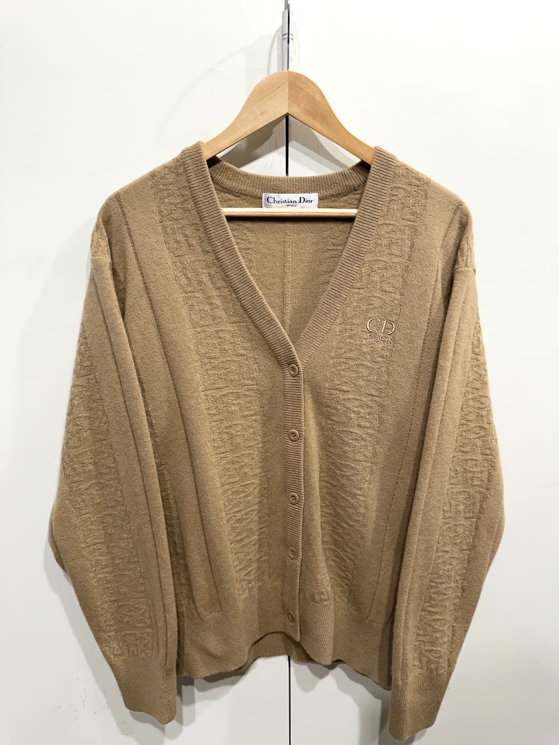 90's 크리스찬 디올 스포츠 CD 니트 가디건 상품이미지1