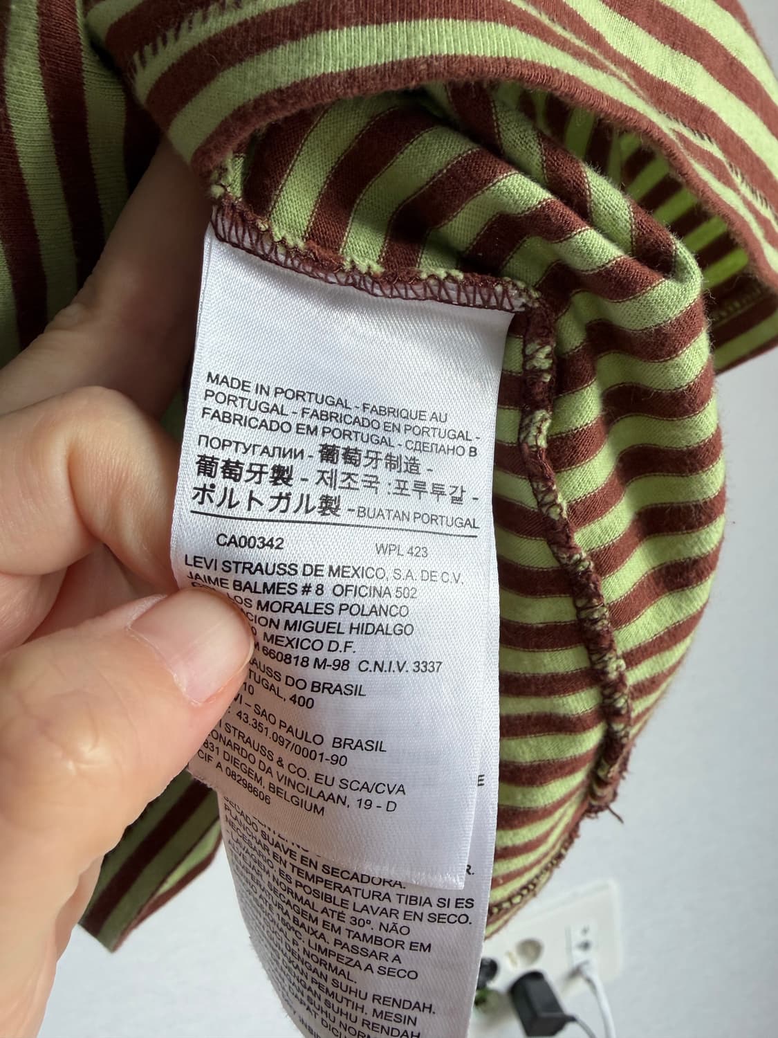 리바이스 빈티지클로딩 스트라이프  S  levis vintage clot 상품이미지9