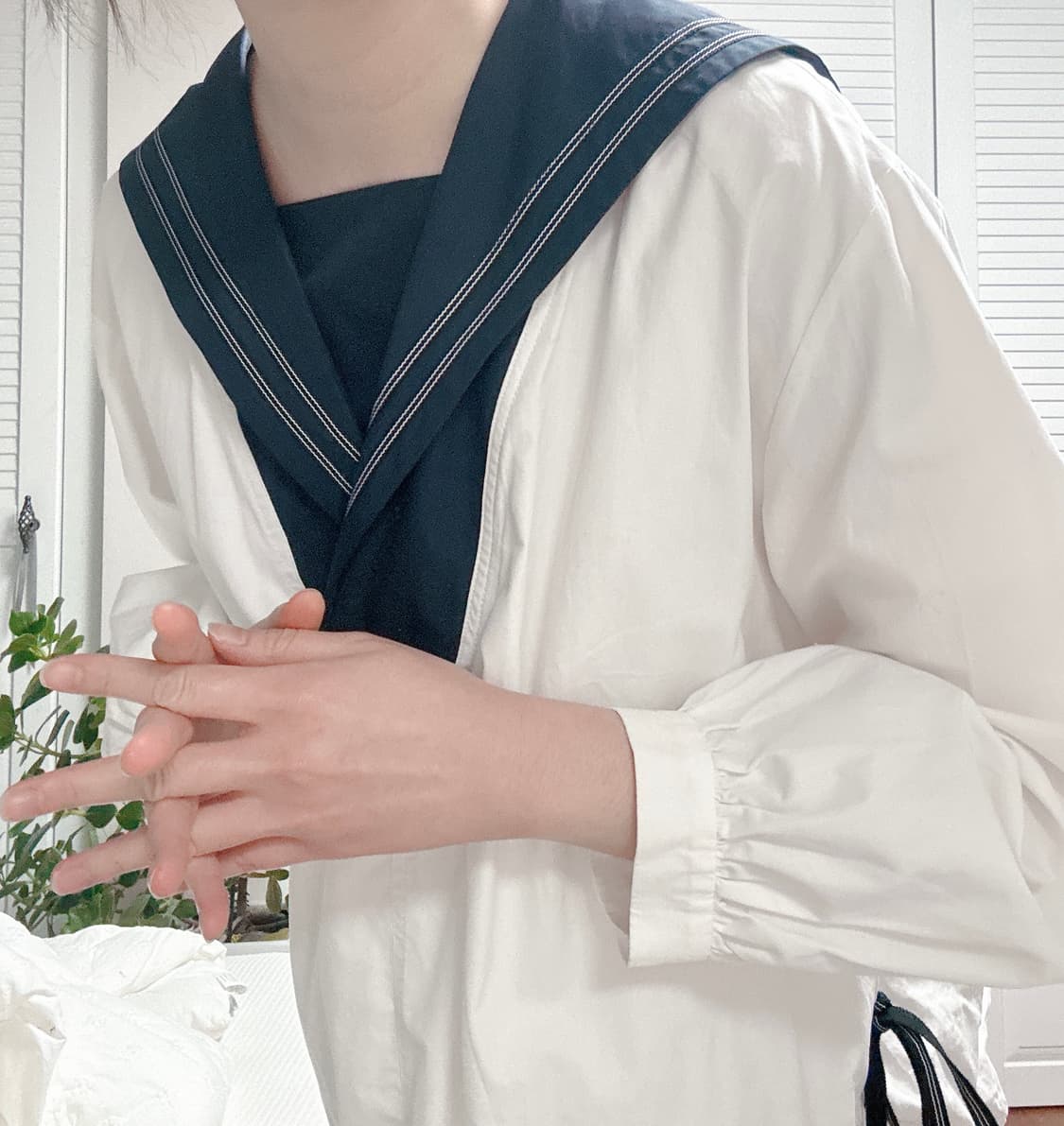 lucky chouette 세일러 원피스 상품이미지5