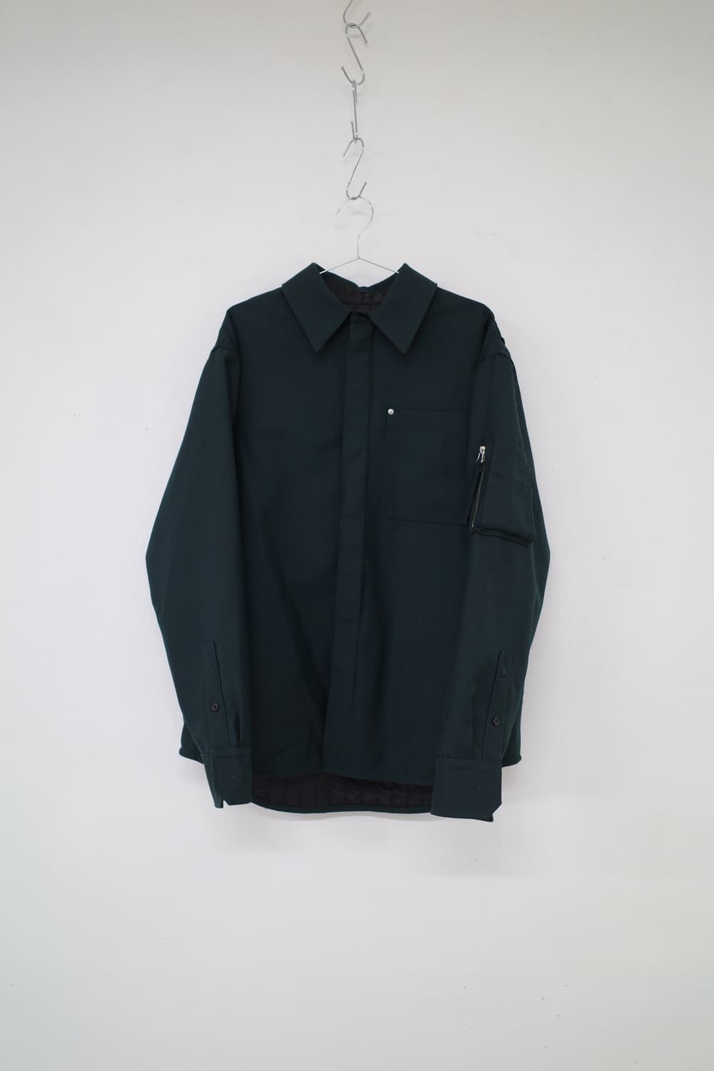 Helmut Lang Dark Green Shirt Jacket  상품이미지1