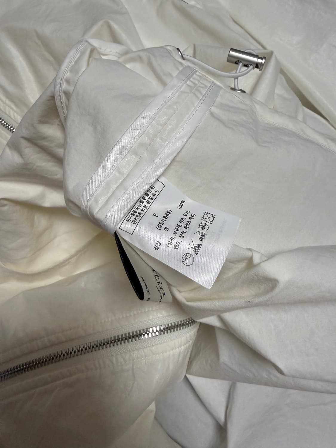 [M] 마땡킴 코튼 카고 카프리 팬츠 화이트 상품이미지6