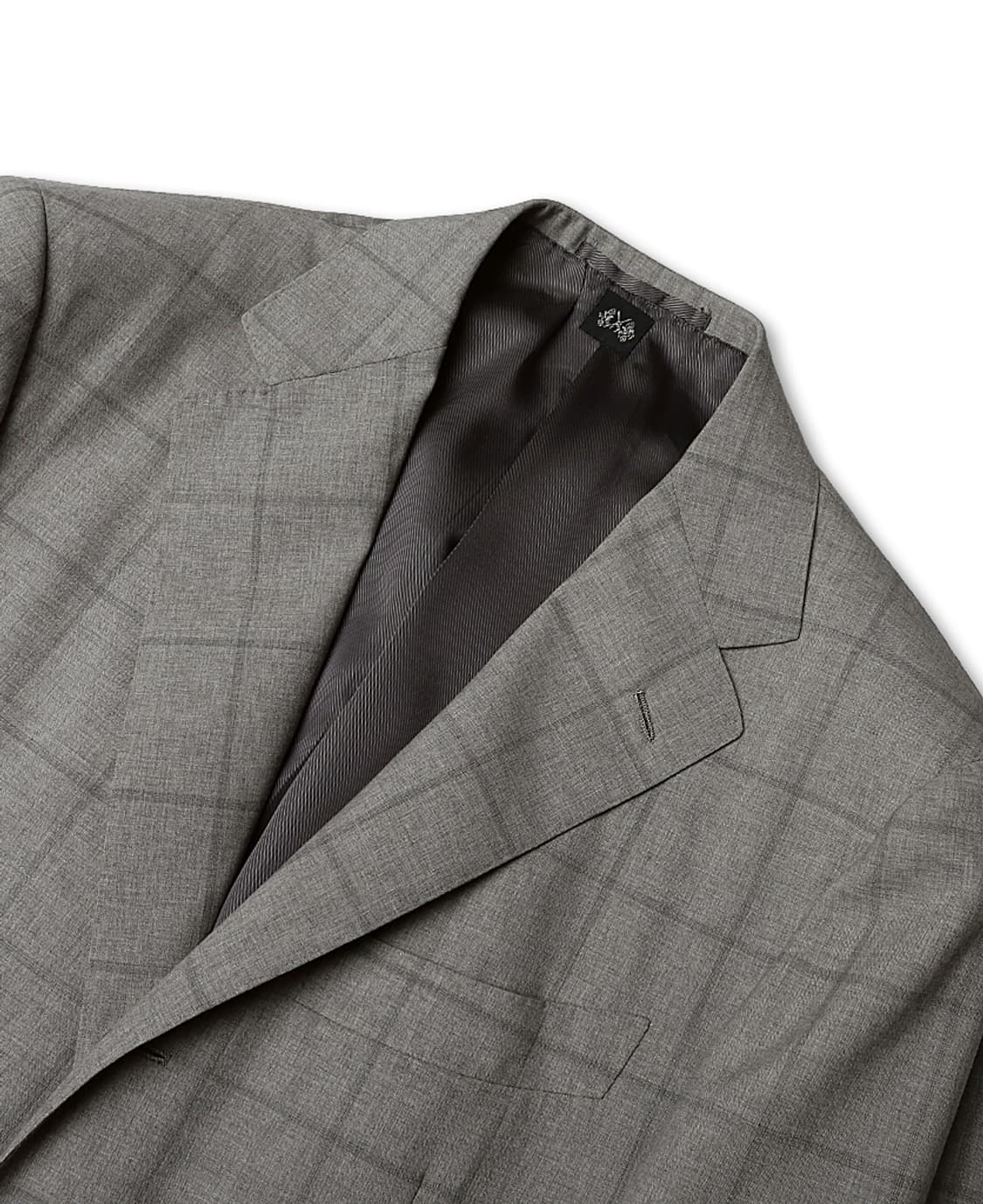 소버린 하우스 [Sovereign House] 라이트 그레이 울 체크수트 상품이미지3