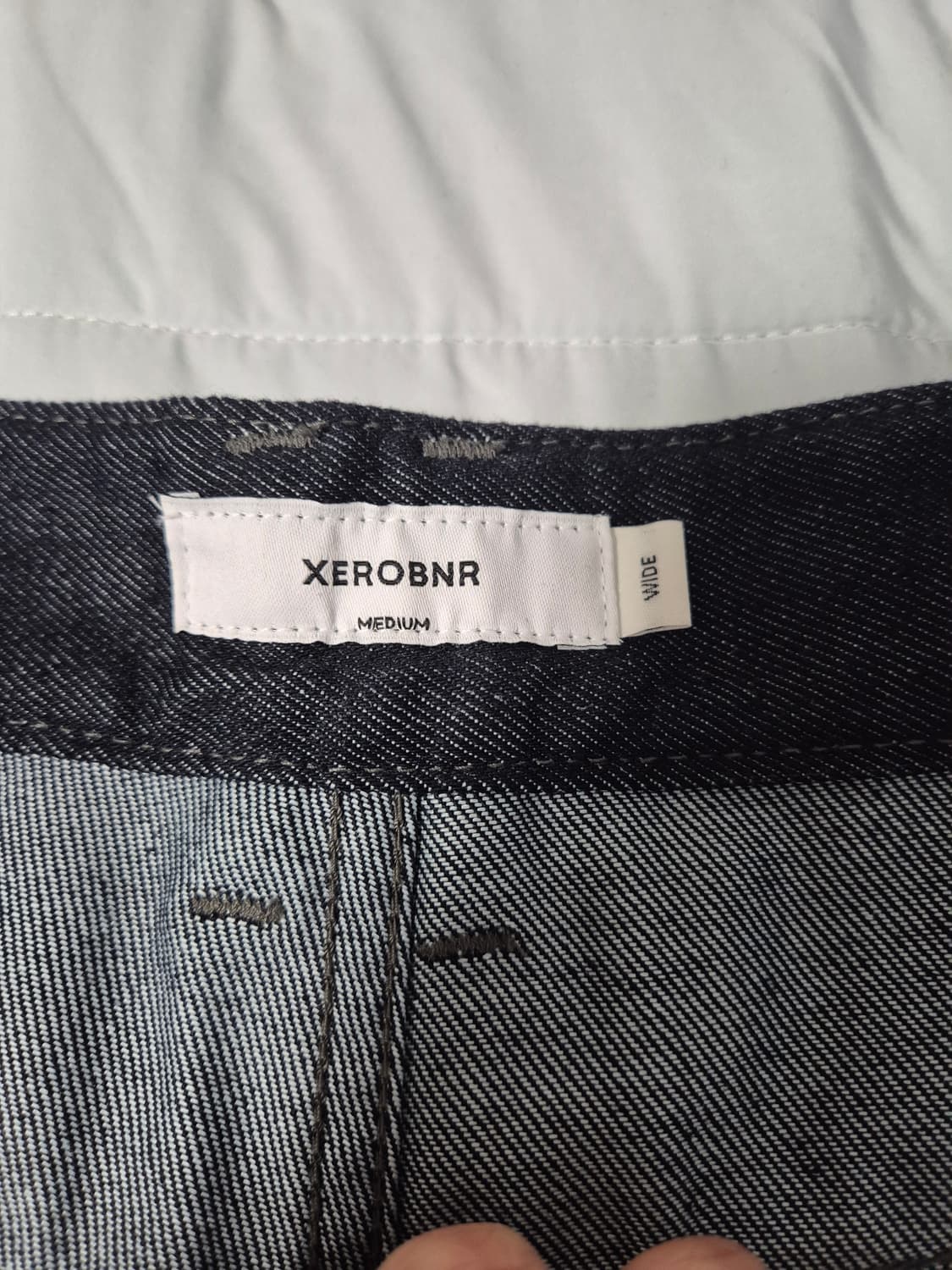 제로 원턱 데님 팬츠 인디고 M사이즈 상품이미지2