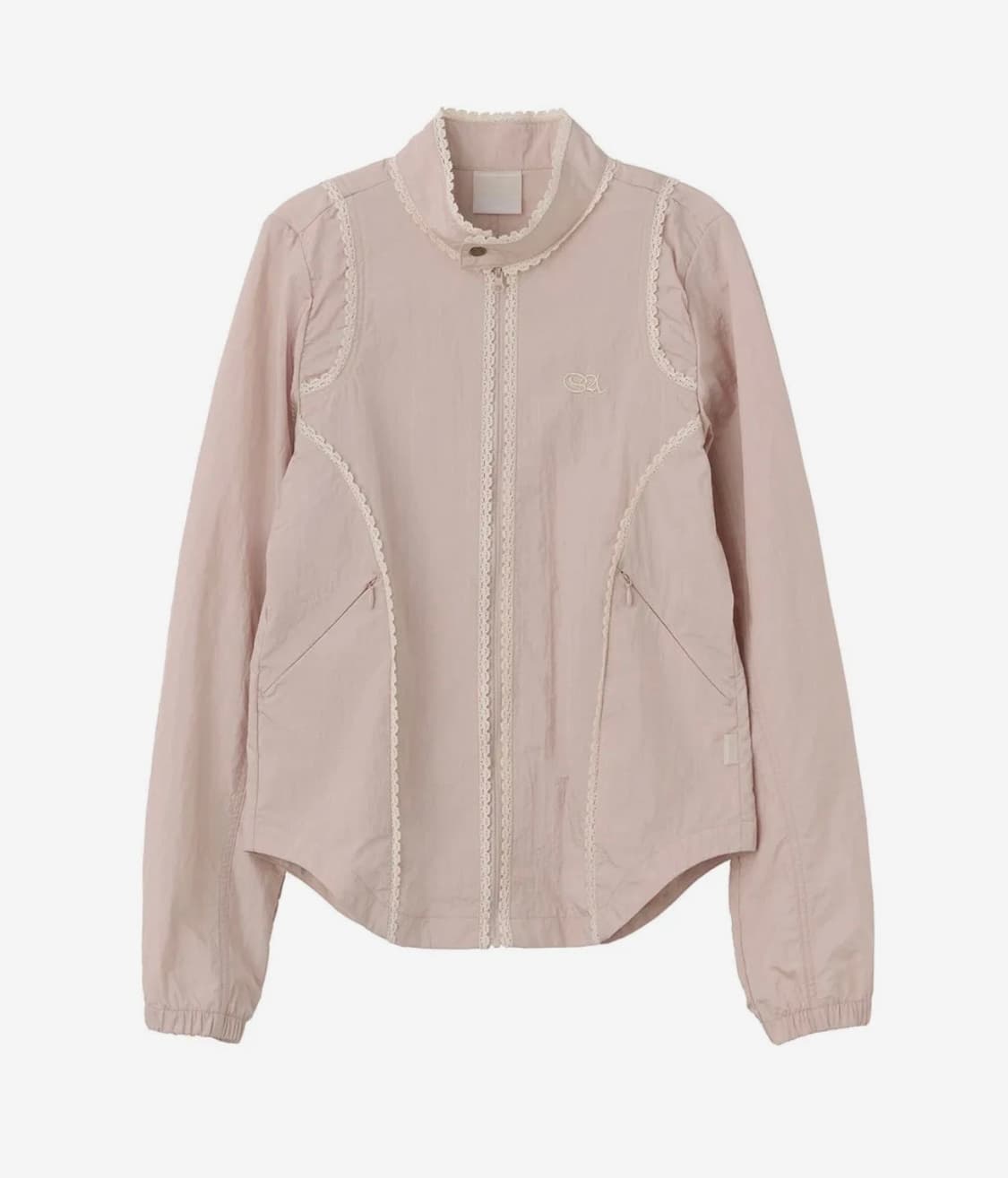 Sculptor Lace Nylon Jacket Pink 상품이미지1