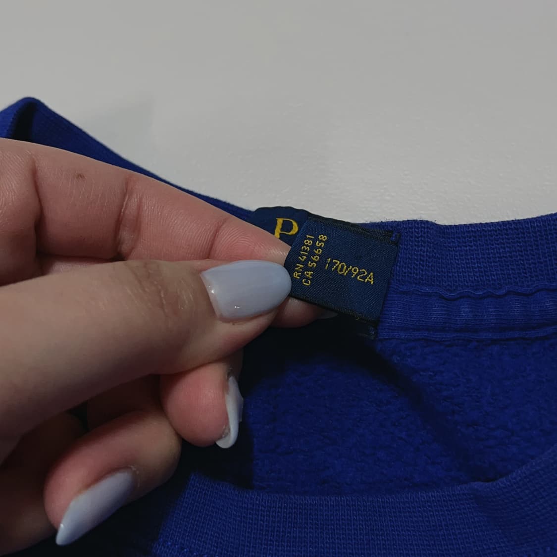 [정품] 폴로 블루 / 블랙포니 기모 맨투맨 [ S ] 상품이미지4