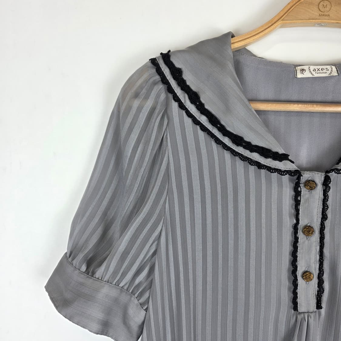 Axes femme 스트라이프 세일러 원피스 상품이미지3