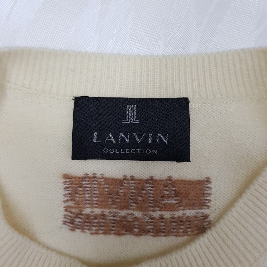 한섬 랑방 2023  캐시미어 슬리브리스 니트 F90 사이즈 상품이미지5