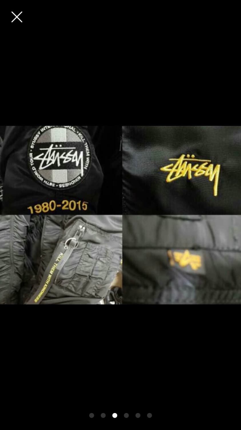 스투시 x 알파인더스트리 35주년 N3B 파카 M 상품이미지3