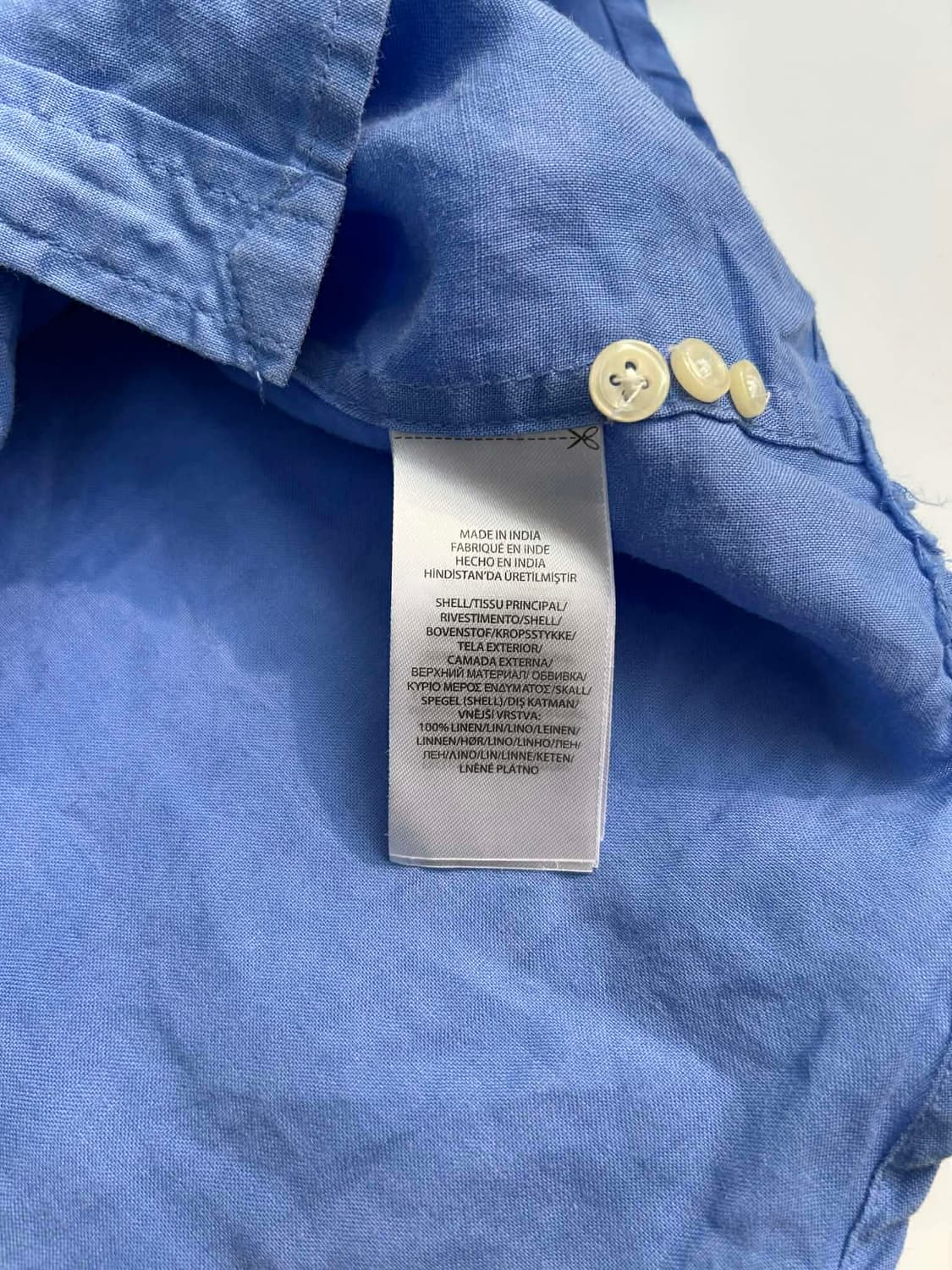 [S] 폴로 랄프로렌 23ss 큐알택 린넨 버튼 셔츠 상품이미지5