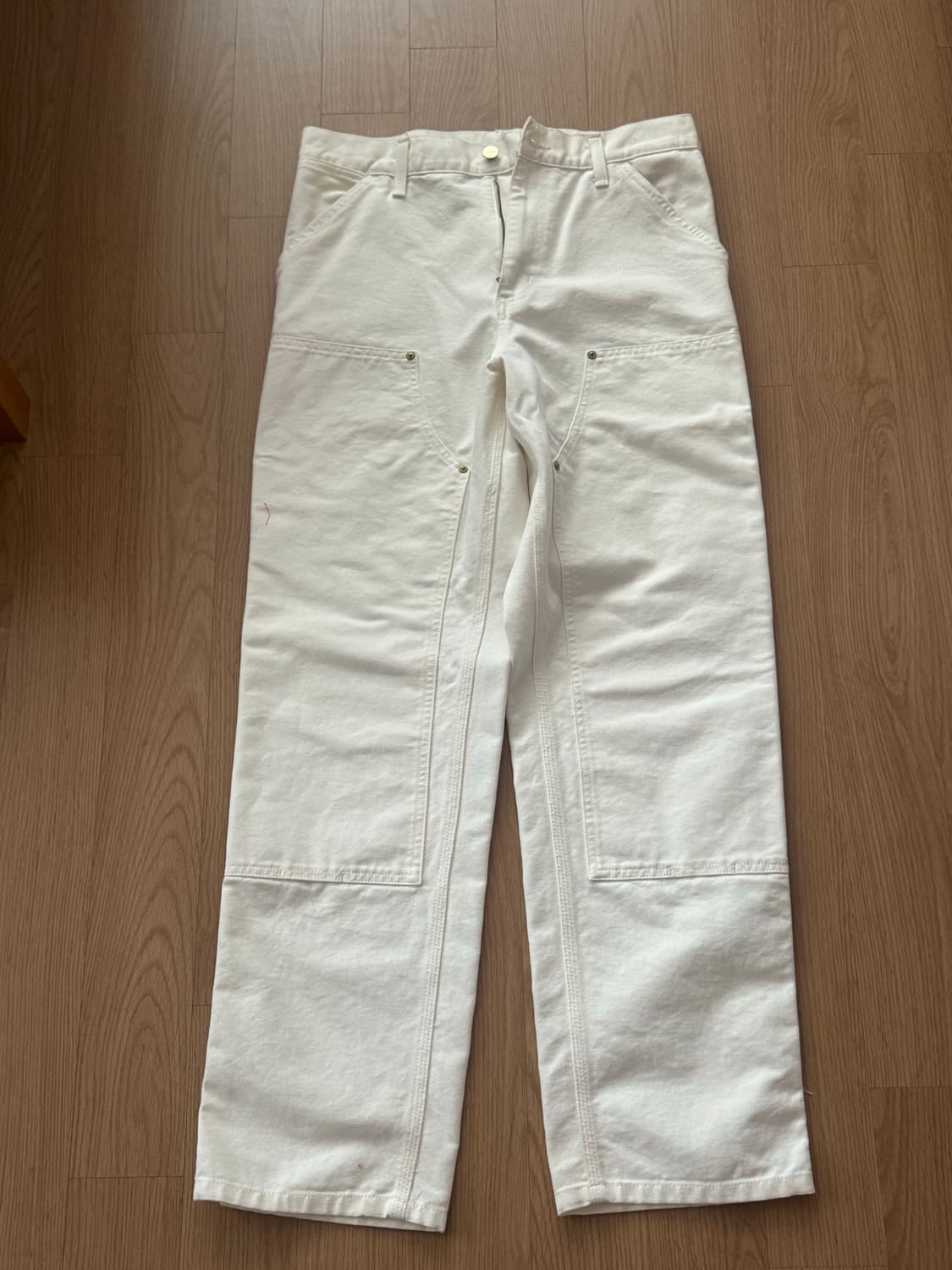 칼하트 더블니 카펜터 팬츠 아이보리 상품이미지1