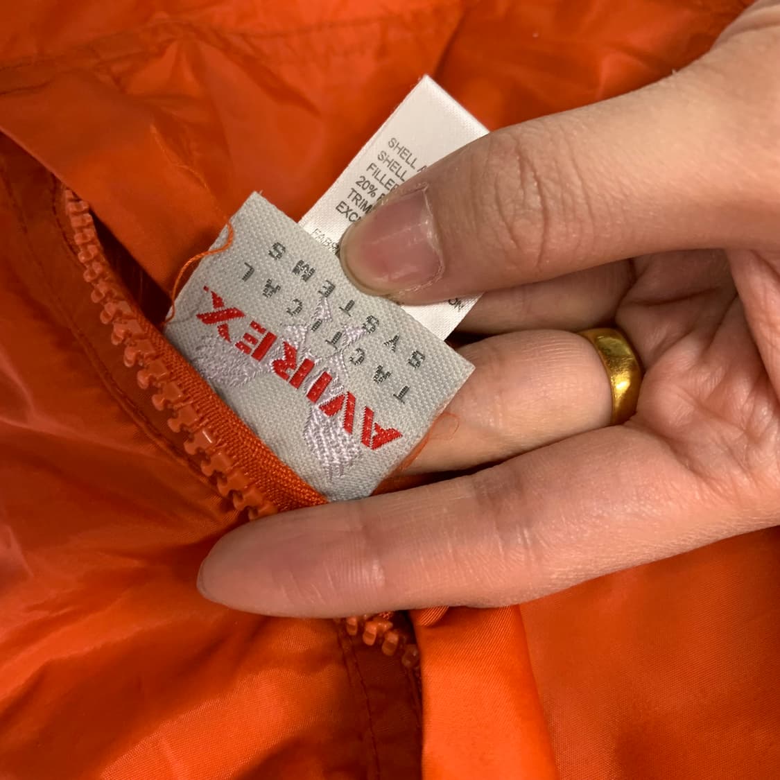 아비렉스 리버시블 라쿤 패딩 점퍼 상품이미지10