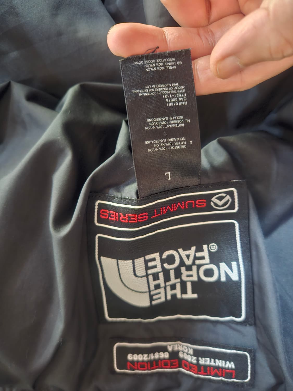 (L) 노스페이스 850 ltd 퀀텀 눕시 패딩 700 상품이미지5