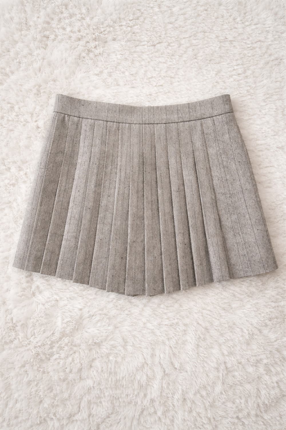 (마쥬) 라인스톤 플리츠 트롱프뢰유 반바지 상품이미지1