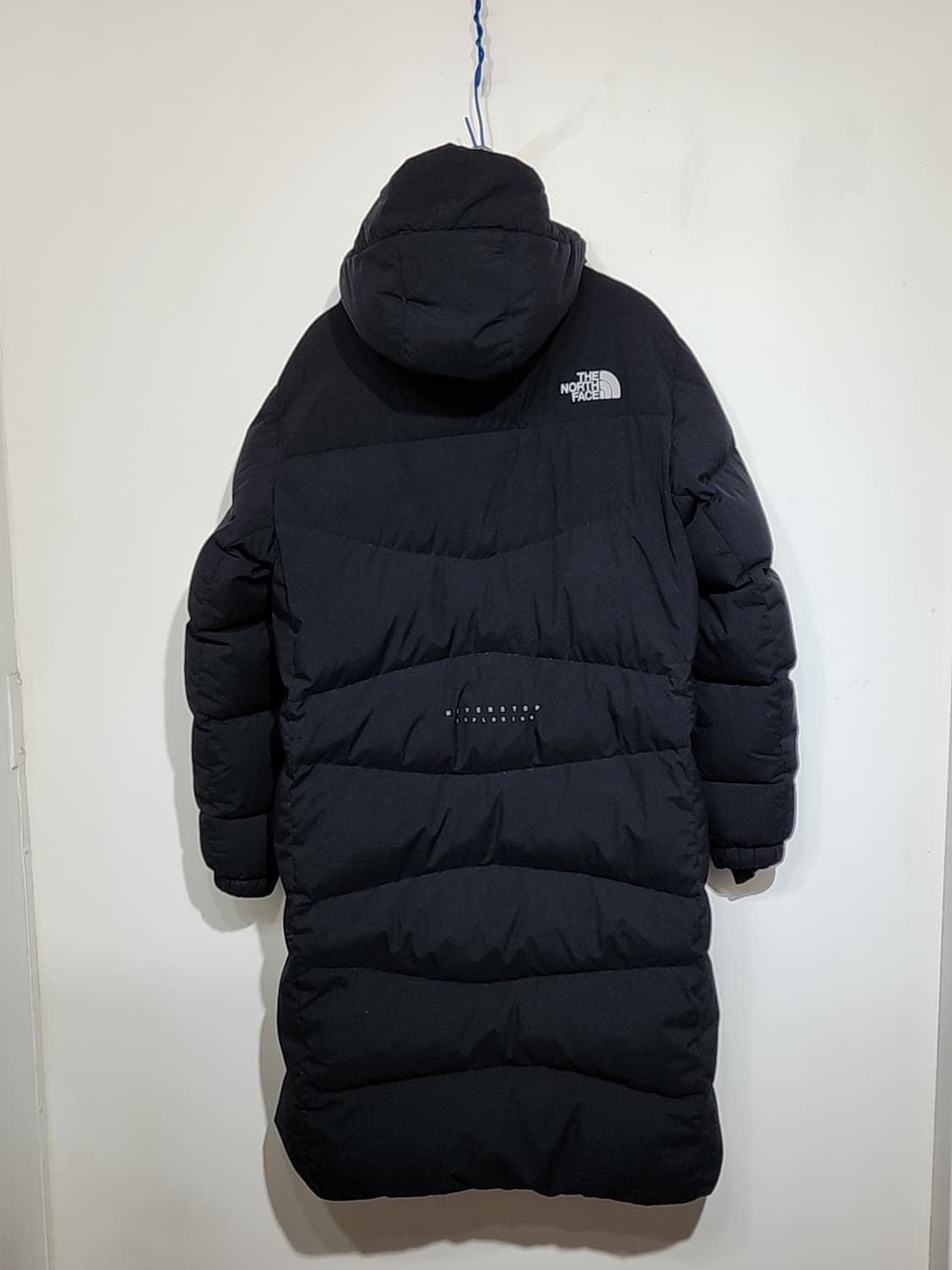 (L) 노스페이스 구스다운 롱패딩 점퍼 블랙 거위털 다운코트  상품이미지8