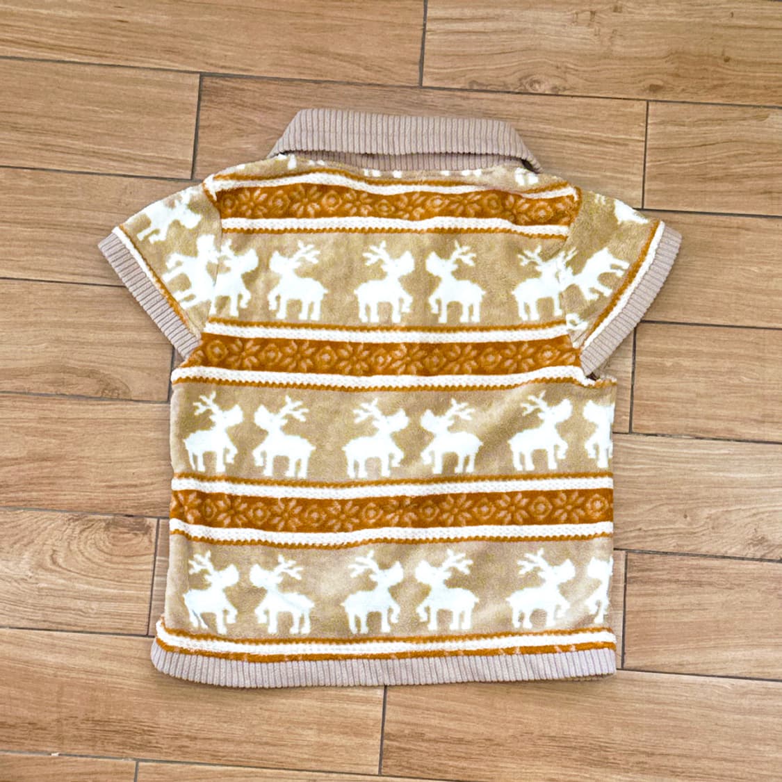 눈사슴 숲길 니트 베스트 상품이미지8