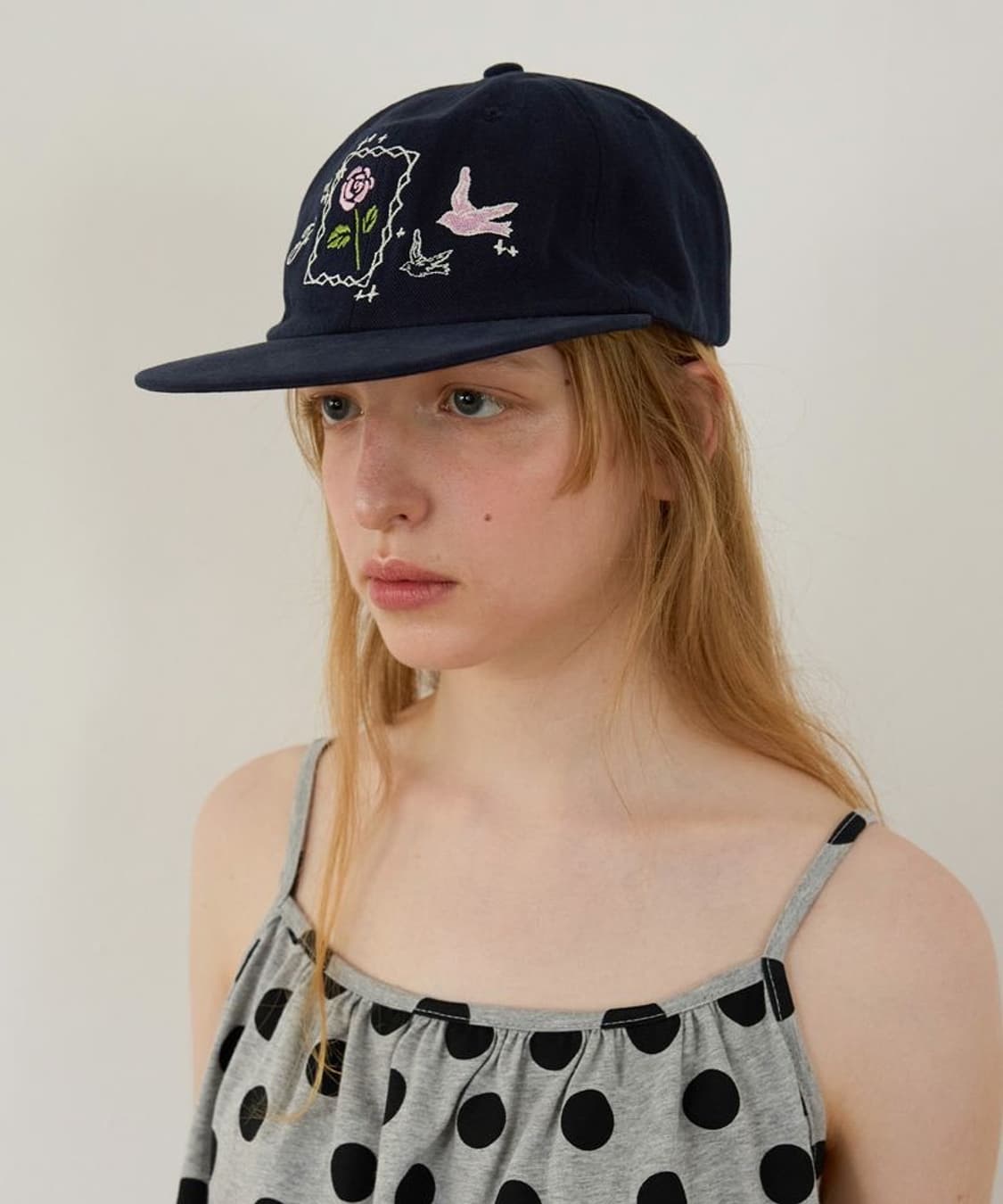 펀프롬펀 로지 브림 볼캡 네이비 (품절상품) 상품이미지1