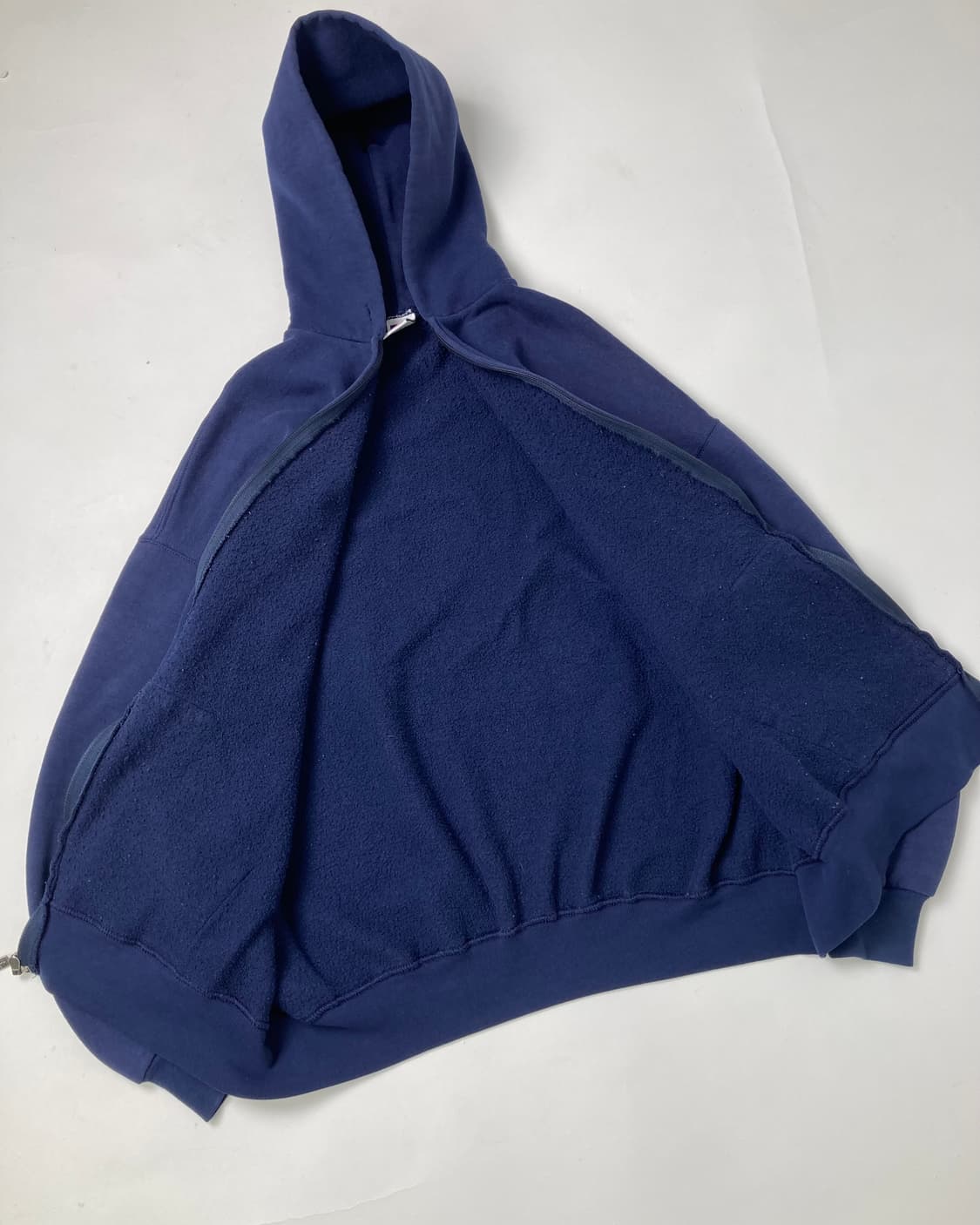 90s Russell Zip Up Hoodie (navy) 상품이미지7