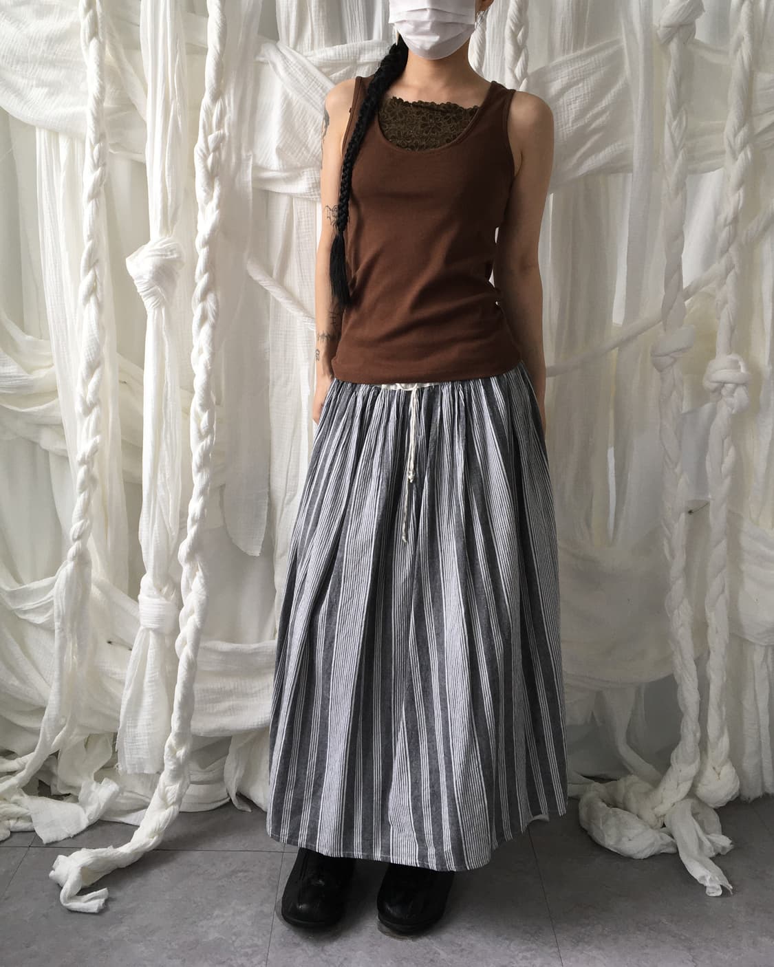 Lace point sleeveless 상품이미지1