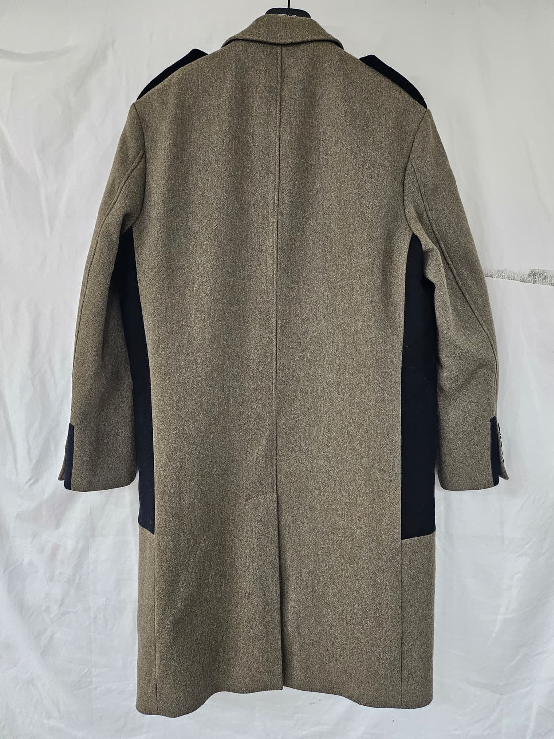 자라 SRPPLS 밀리터리 블랙/카키 롱 코트 L 상품이미지2