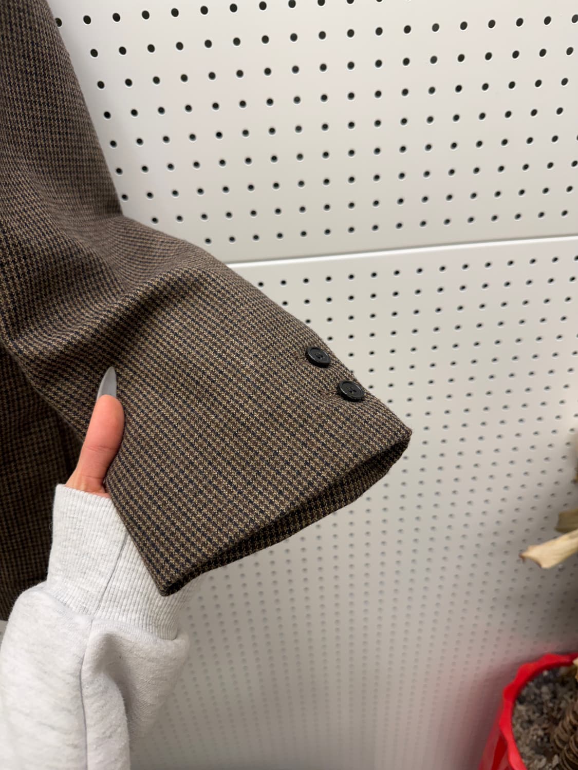 파르티멘토 하운드투스 체크 싱글 자켓 U623 상품이미지3