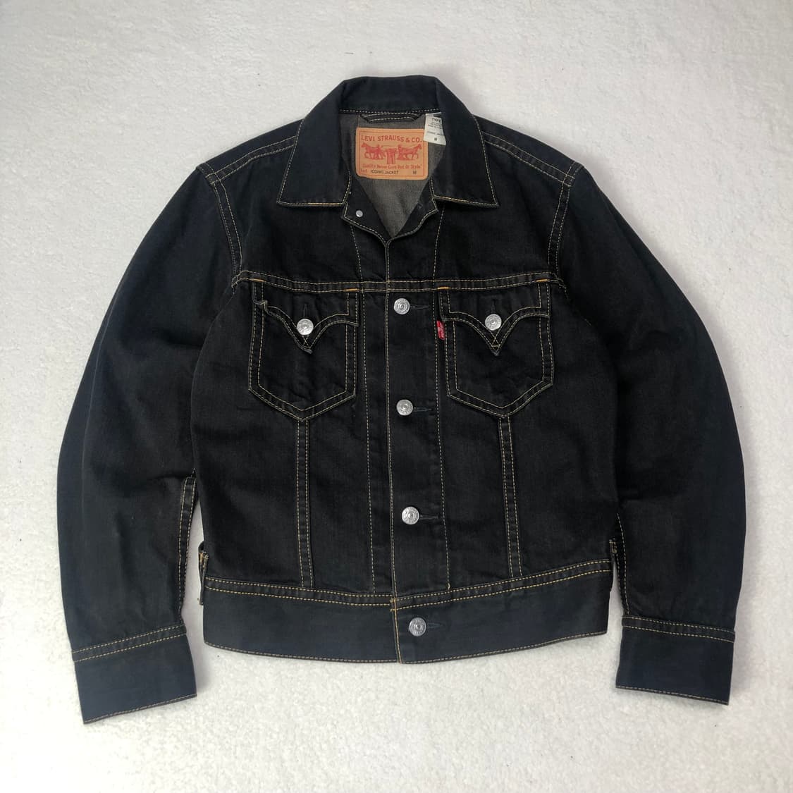 리바이스 타입원 흑청 데님자켓 상품이미지1