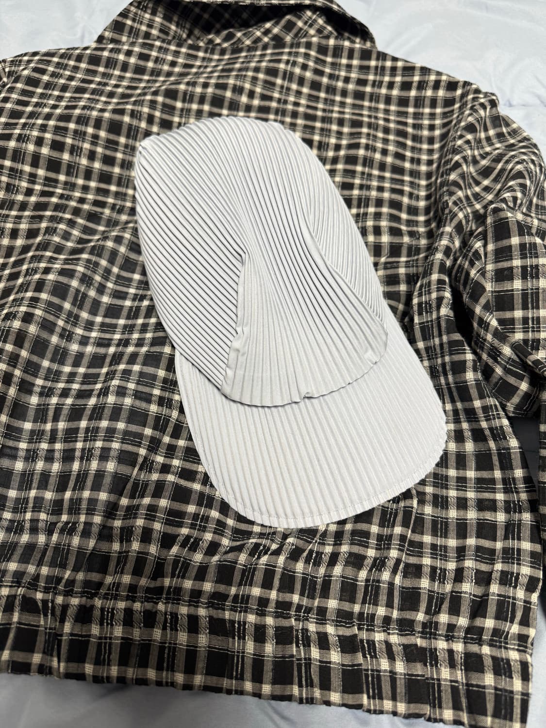 Issey Miyake 옴므플리세 플리츠모자 스카이블루 상품이미지3