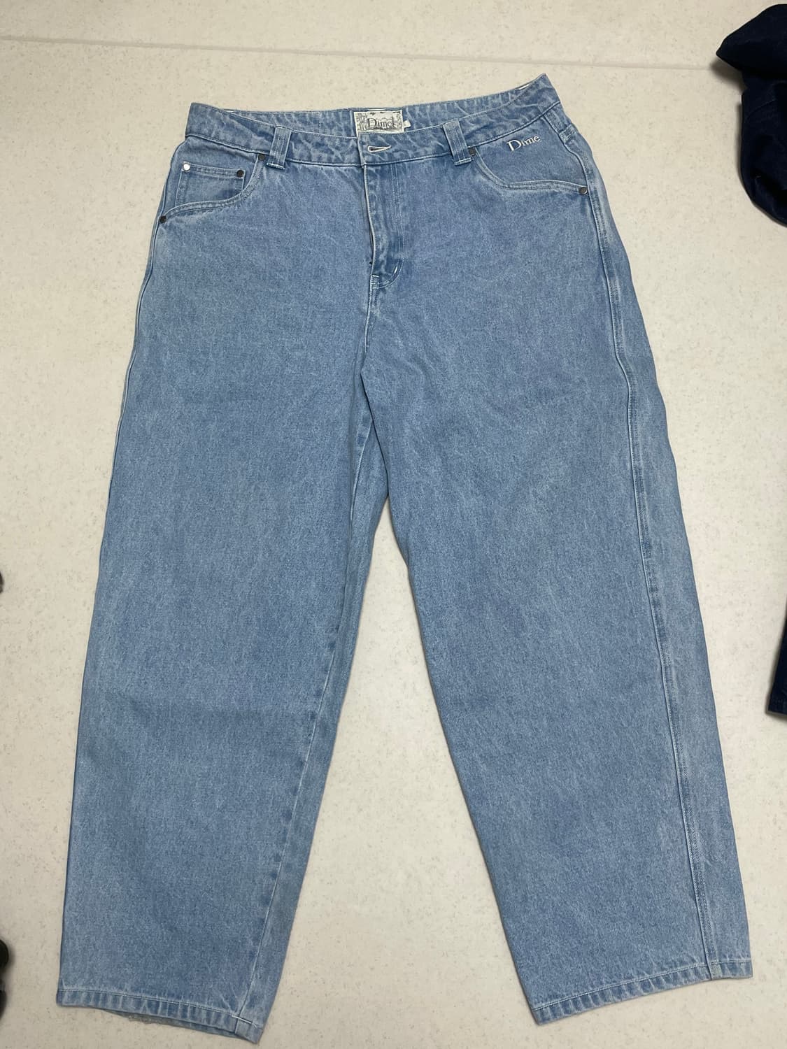 [L]다임 배기 데님팬츠 dime baggy denim 상품이미지5