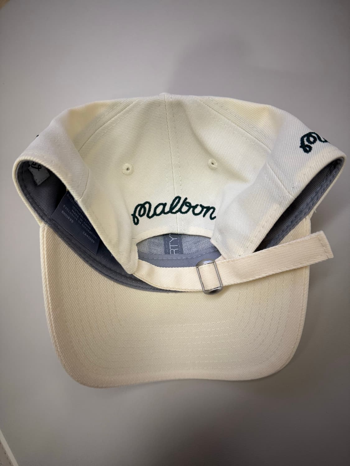 [새상품.정가89,000] malbon 골프모자 베이직 뉴에라 볼캡 말본 상품이미지3