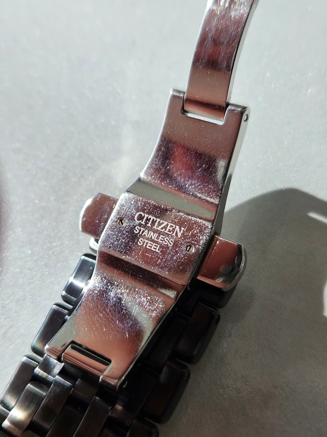 시티즌 에코드라이브 사각 블랙 메탈시계 상품이미지7