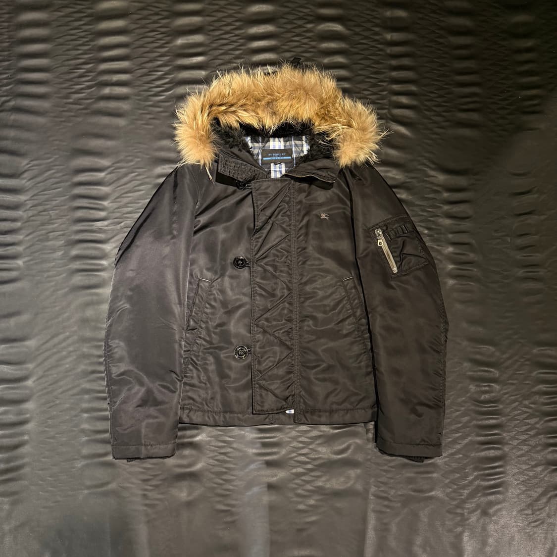 버버리 블루라벨 퍼 봄버자켓 상품이미지1