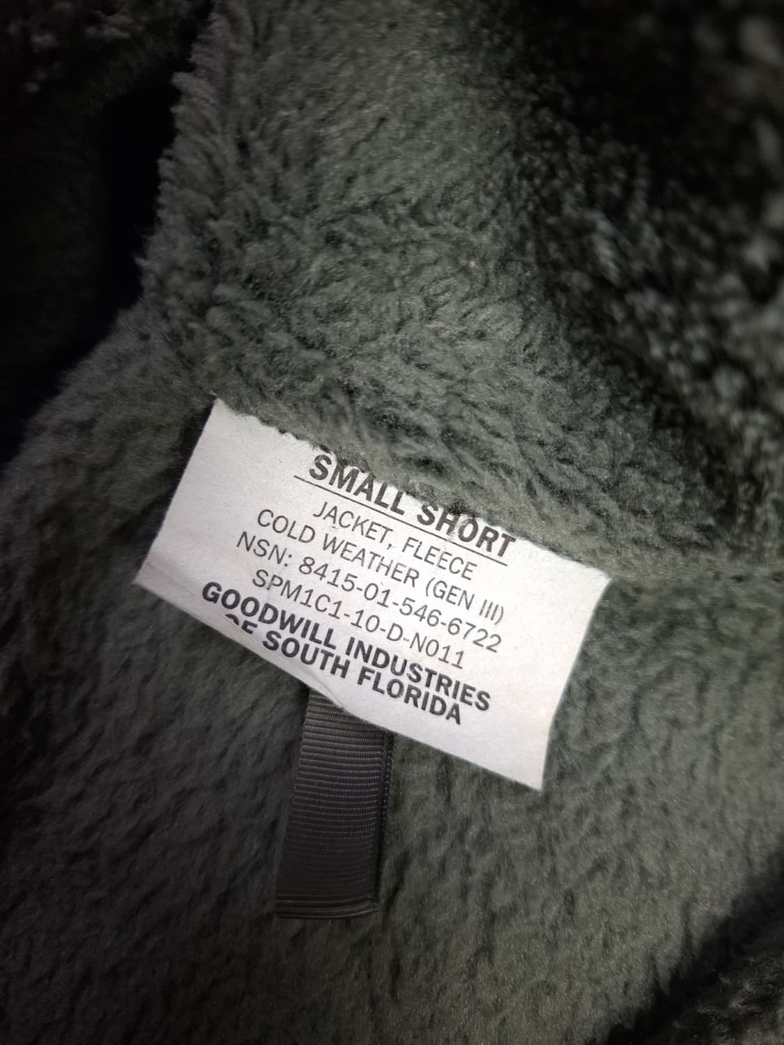 오리지날 미군 지급용 ACU 폴라텍 플리스 자켓 상품이미지2