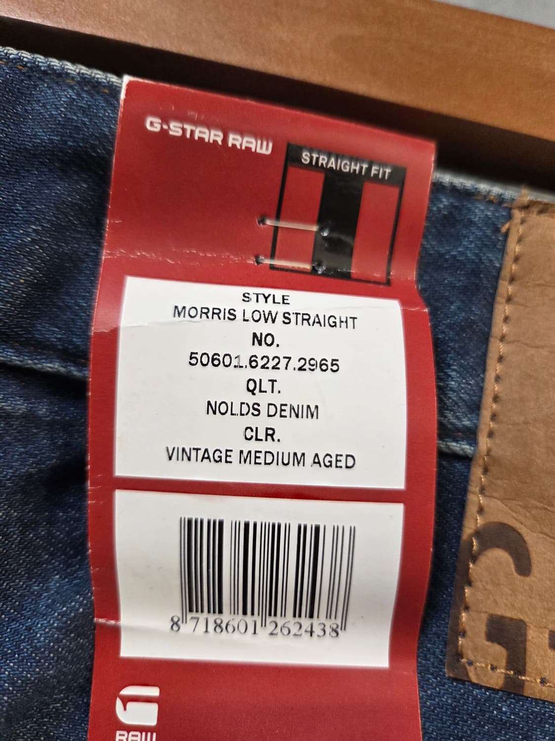 G-Star Raw 워싱 데님 청바지(W33/L32) 상품이미지7