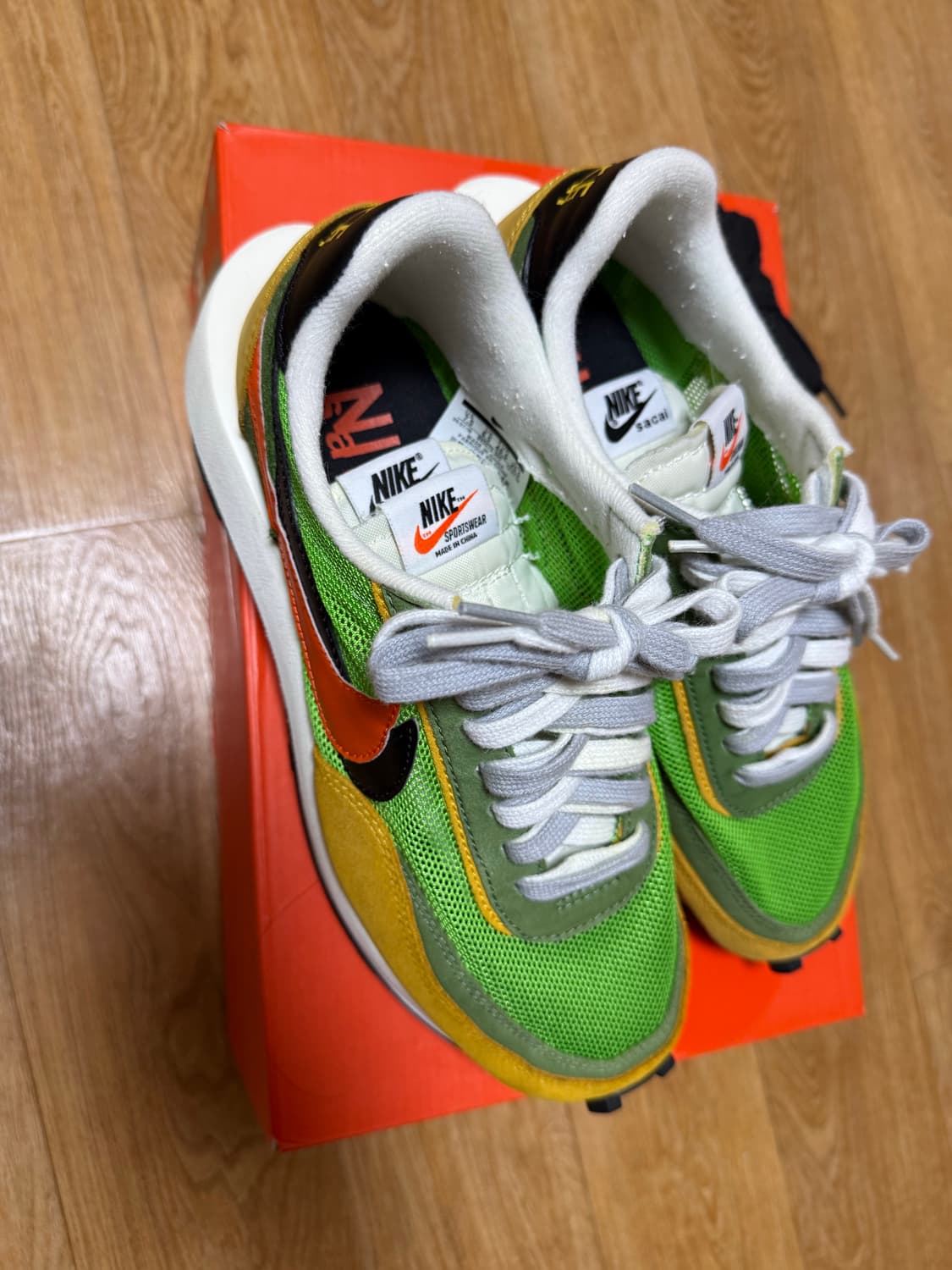 나이키 사카이 LD와플 그린 멀티 255 상품이미지3