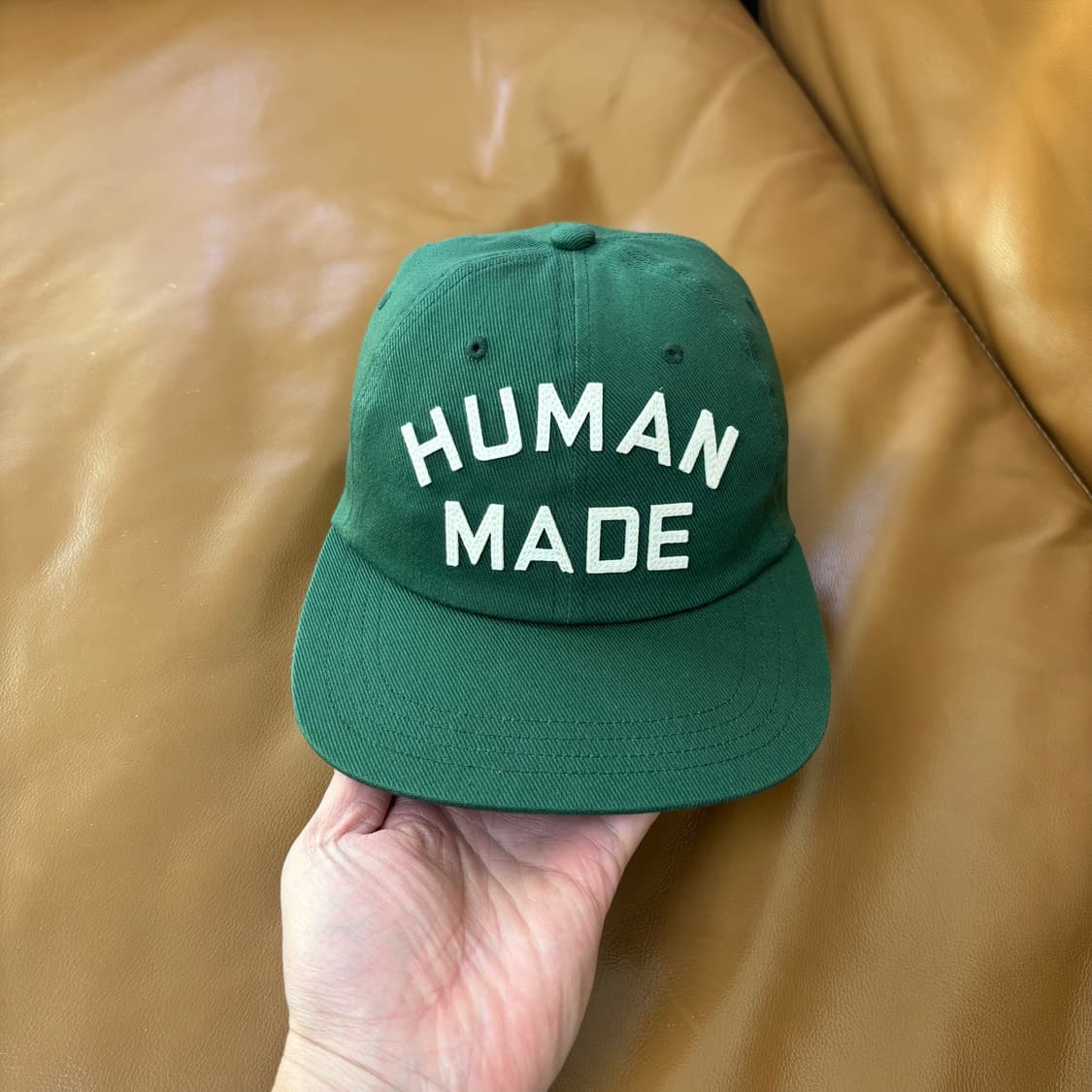 휴먼메이드 6패널 볼캡 모자 베이스볼 캡 그린 상품이미지3