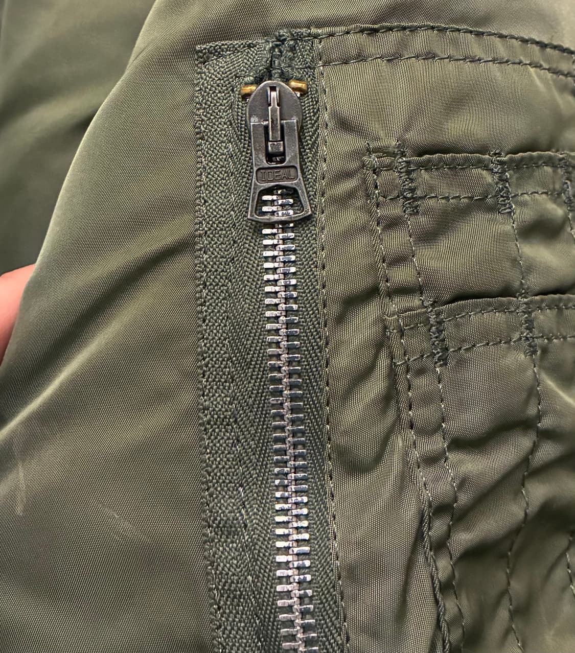 (S~M)90s USA ALPHA 알파인더스트리 빈티지 ma-1 항공점퍼 상품이미지5