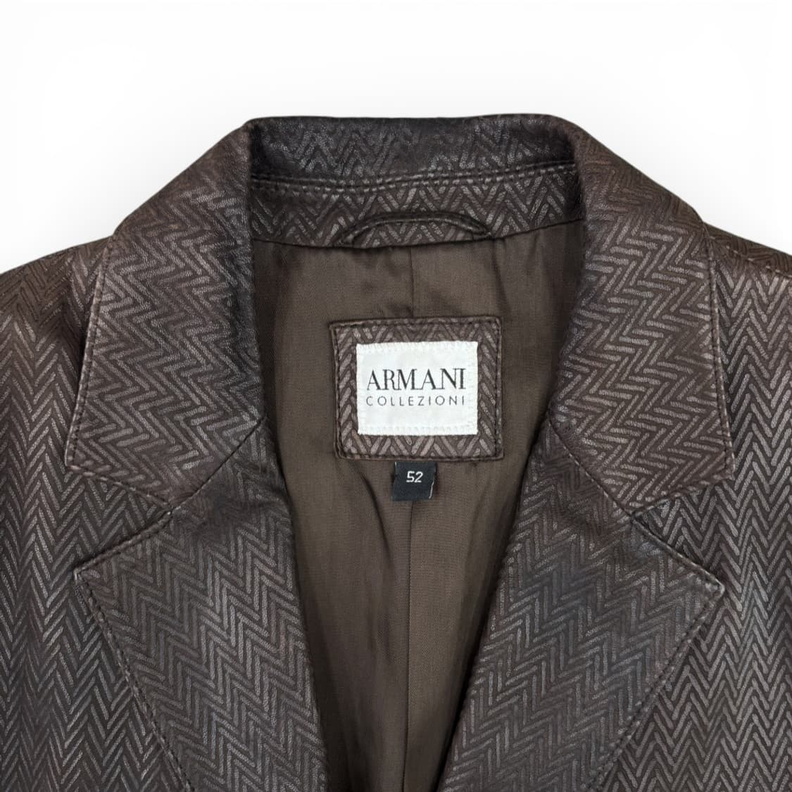 아르마니 꼴레지오니 레더 블레이저 상품이미지3