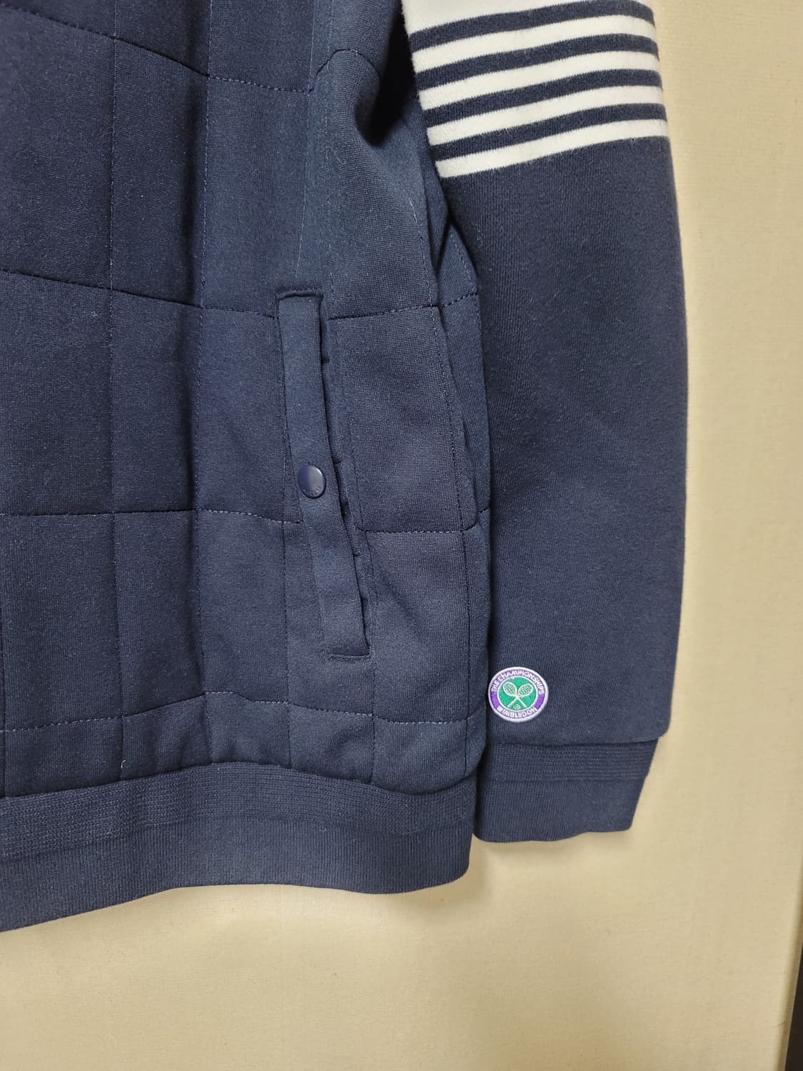 빅사이즈(110) 헤지스 라인배색 방풍 점퍼 상품이미지2