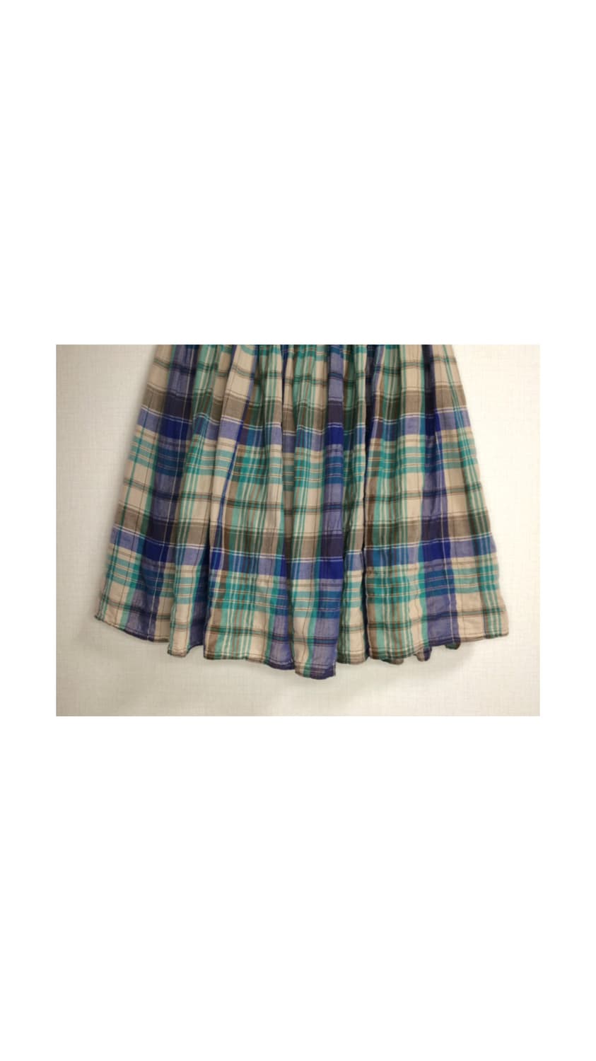 Niko and 니코앤드 체크 밴딩 스커트 상품이미지3