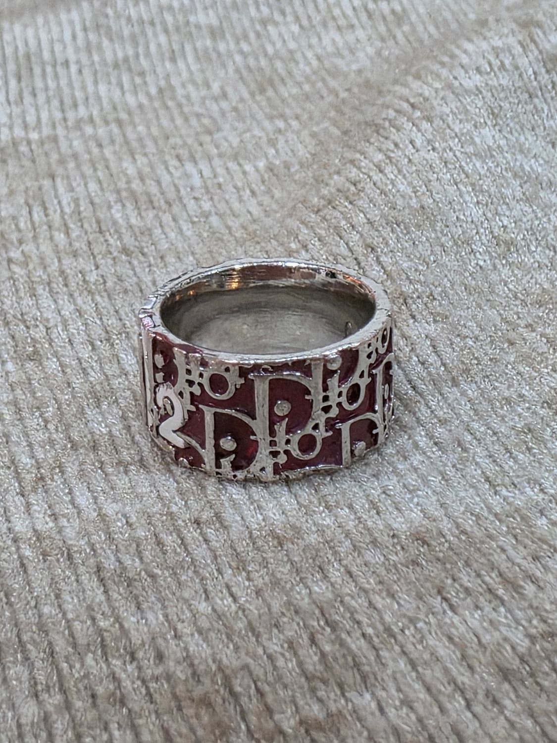 디올 오블리크 트로터 dior 반지 레드 상품이미지1