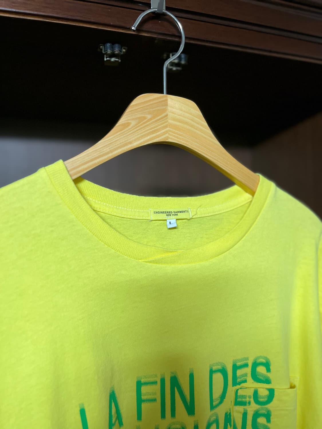 Engineered Garments printed cross crew T 상품이미지4